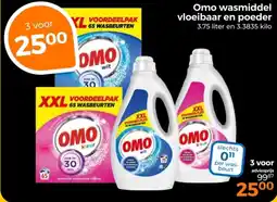 Trekpleister Omo Wasmiddel Vloeibaar en Poeder aanbieding