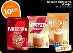 Trekpleister Nescafé Oploskoffie Doosjes aanbieding