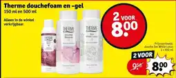 Kruidvat Therme douchefoam en -gel aanbieding