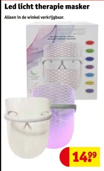 Kruidvat Led licht therapie masker aanbieding