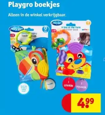 Kruidvat Playgro boekjes aanbieding