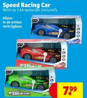 Kruidvat Speed Racing Car aanbieding