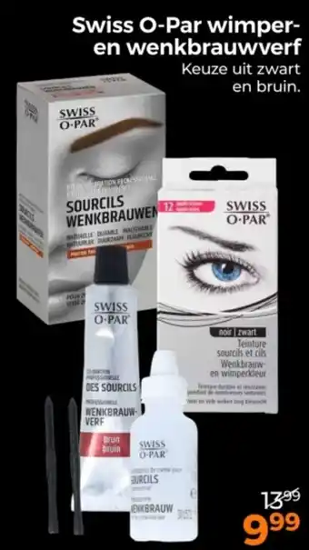 Trekpleister Swiss O-Par wimper en wenkbrauwverf aanbieding