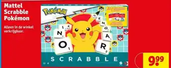 Kruidvat Mattel Scrabble Pokémon aanbieding