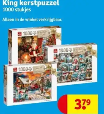 Kruidvat King kerstpuzzel aanbieding