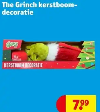 Kruidvat The Grinch kerstboom- decoratie aanbieding