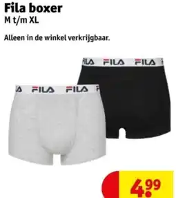 Kruidvat Fila boxer aanbieding