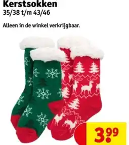 Kruidvat Kerstsokken aanbieding