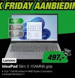 EP Lenovo IdeaPad Slim 3 15AMN8 aanbieding