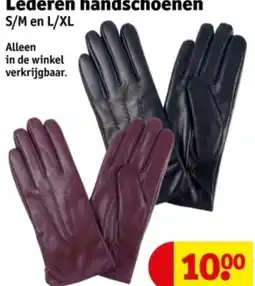 Kruidvat Lederen handschoenen aanbieding
