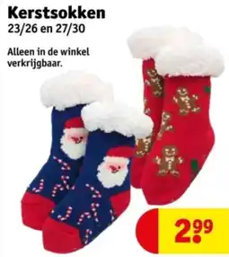 Kruidvat Kerstsokken aanbieding