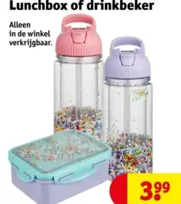 Kruidvat Lunchbox of drinkbeker aanbieding