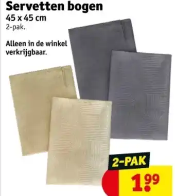 Kruidvat Servetten bogen aanbieding