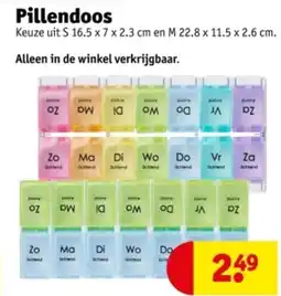 Kruidvat Pillendoos aanbieding