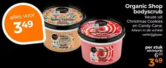 Trekpleister Organic Shop bodyscrub aanbieding