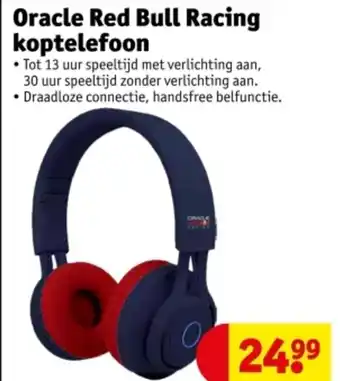 Kruidvat Oracle Red Bull Racing koptelefoon aanbieding