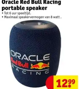 Kruidvat Oracle Red Bull Racing portable speaker aanbieding