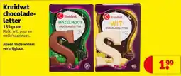 Kruidvat Kruidvat chocoladeletter aanbieding