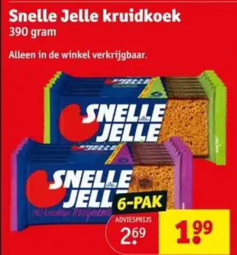 Kruidvat Snelle Jelle kruidkoek aanbieding