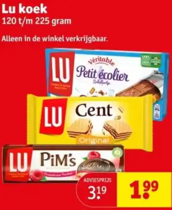 Kruidvat Lu koek aanbieding