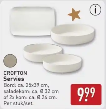 ALDI Crofton Servies aanbieding