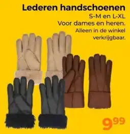 Trekpleister Lederen Handschoenen aanbieding
