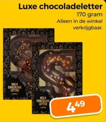 Trekpleister Luxe Chocoladeletter aanbieding
