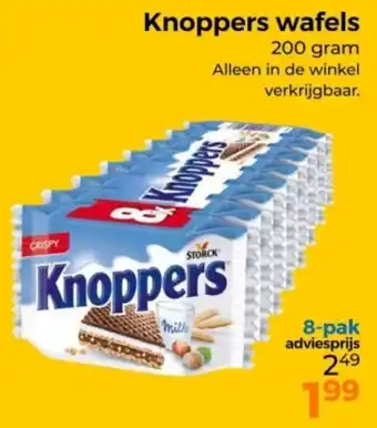 Trekpleister Knoppers Wafels aanbieding