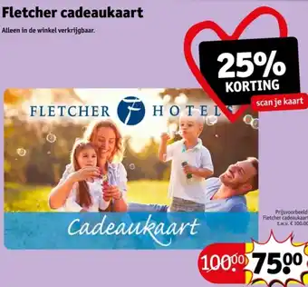 Kruidvat Fletcher cadeaukaart aanbieding
