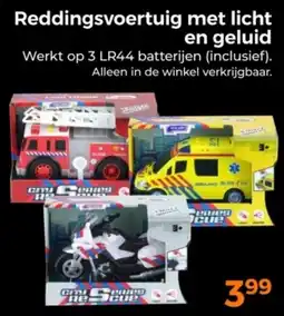 Trekpleister Reddingsvoertuig met Licht en Geluid aanbieding