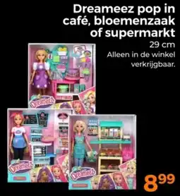 Trekpleister Dreameez pop in café, bloemenzaak of supermarkt aanbieding