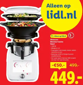 Lidl Silvercrest Monsieur Cuisine Smart aanbieding