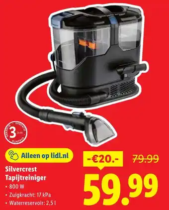 Lidl Silvercrest Tapijtreiniger aanbieding