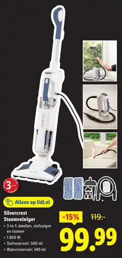 Lidl Silvercrest Stoomreiniger aanbieding