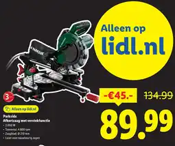 Lidl Parkside Afkortzaag met verstekfunctie aanbieding