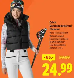 Lidl Crivit Damesbodywarmer Glamour aanbieding