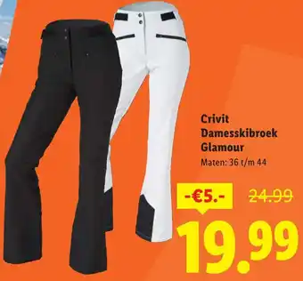 Lidl Crivit Damesskibroek Glamour aanbieding