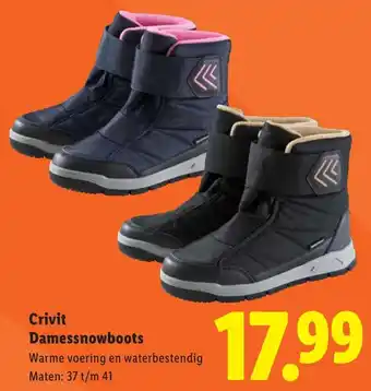 Lidl Crivit Damessnowboots aanbieding