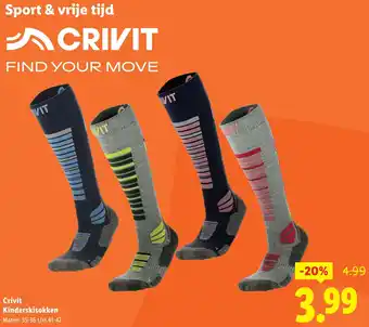 Lidl Crivit Kinderskisokken aanbieding