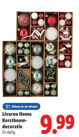 Lidl Livarno Home Kerstboom Decoratie aanbieding