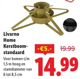 Lidl Livarno Home Kerstboomstandaard aanbieding