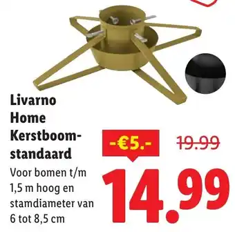 Lidl Livarno Home Kerstboomstandaard aanbieding