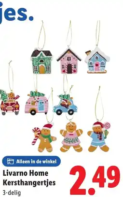 Lidl Livarno Home Kersthangertjes aanbieding
