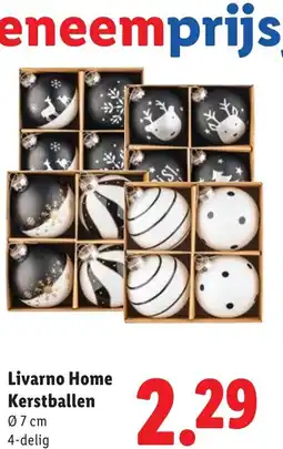 Lidl Livarno Home Kerstballen aanbieding