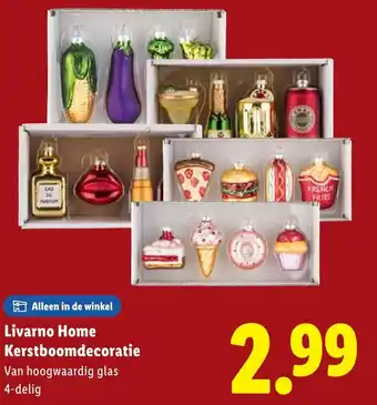 Lidl Livarno Home Kerstboomdecoratie aanbieding