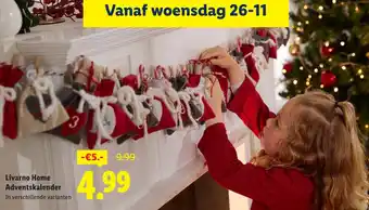 Lidl Livarno Home Adventskalender aanbieding