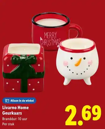 Lidl Livarno Home Geurkaars aanbieding