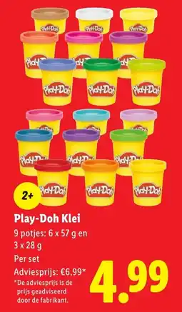 Lidl Play-Doh Klei aanbieding