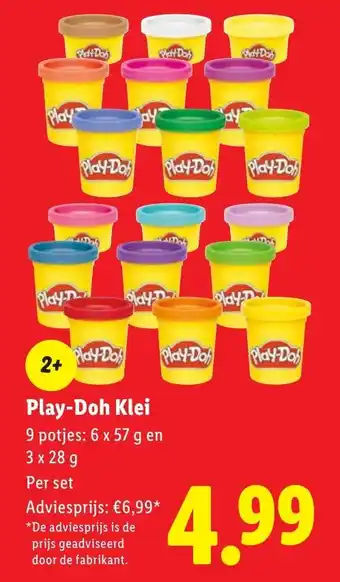 Lidl Play-Doh Klei aanbieding