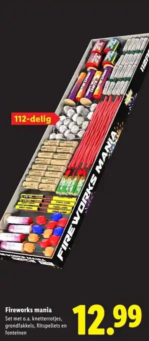 Lidl Fireworks mania aanbieding